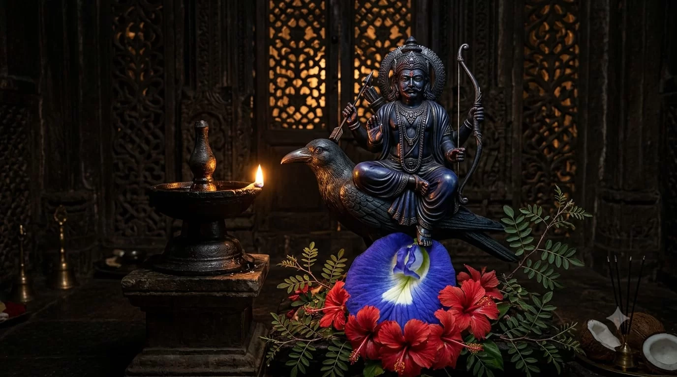 शनि चालीसा  "जय गणेश गिरिजा सुवन, मंगल करण कृपाल "