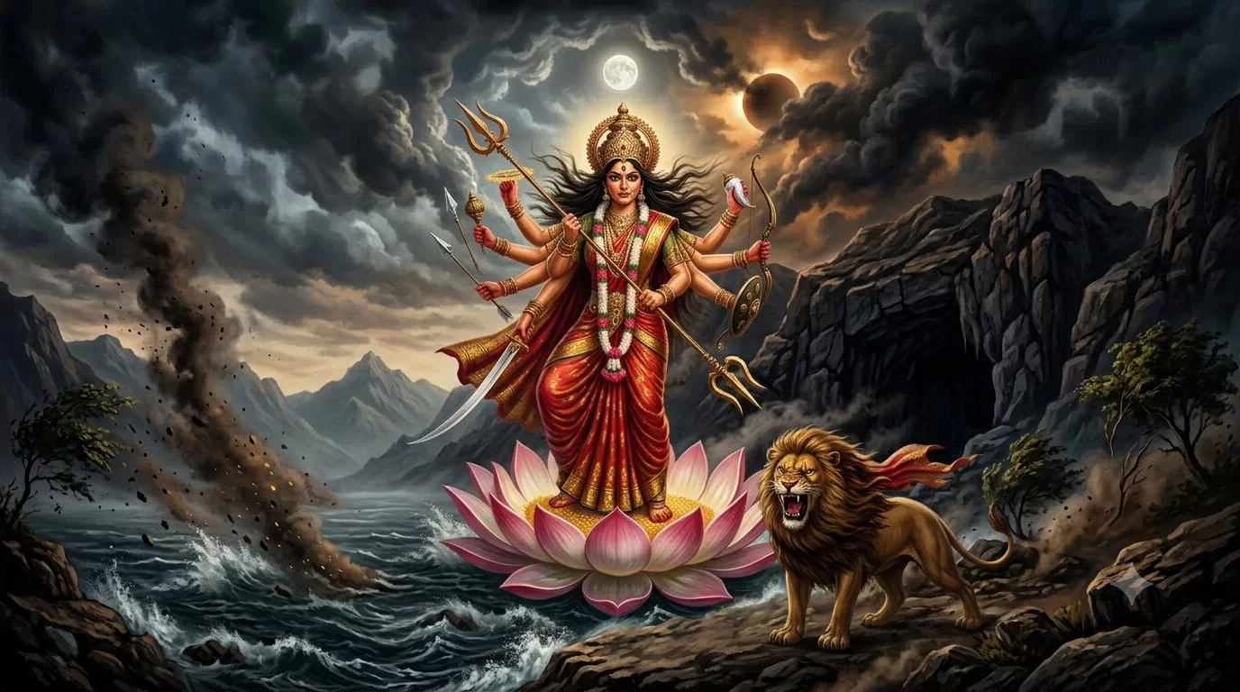 माँ दुर्गा आरती  "जय अम्बे गौरी"...